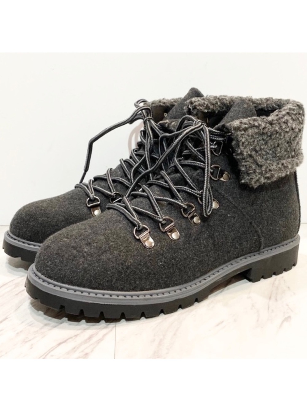 New! Catherine Malandrino Marion Gray Boot 8.5